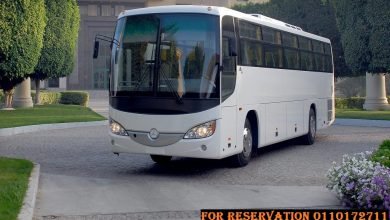ايجار اتوبيس مرسيدس 33 راكب للرحلات و الجولات السياحية