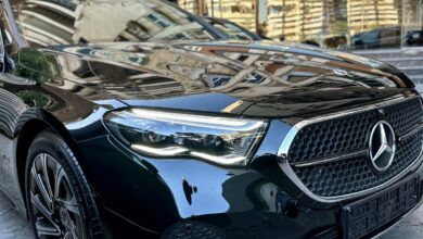 إيجار مرسيدس E200 لخدمة ليموزين المطارات